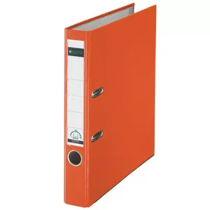 Lever Arch File Leitz 180° Plastic A4 Orange
