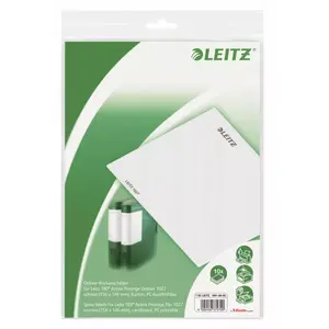 Folder labels Leitz 1691-00-85 grey self-adhesive
