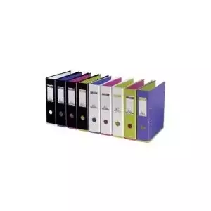 Folder Elba A4 polypropylene black/green landscape 8 cm spine