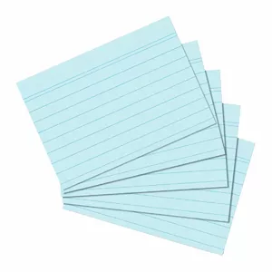 Карточка индексная Herlitz 10836187 Синяя 1 шт.