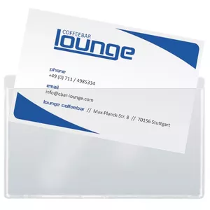 Card pocket Sigel VZ115 Transparent
