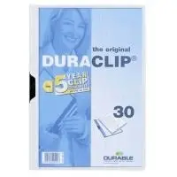 Ziņojumu mape Durable Duraclip 30 PVC