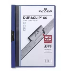 Report Cover Durable Duraclip 60 Blue Transparent