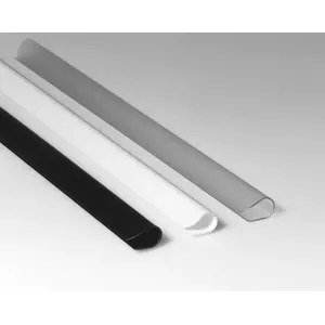 Binding Spine Bars Durable A4 9 mm, white, max 80 sheets, 13 mm width, 297 mm height