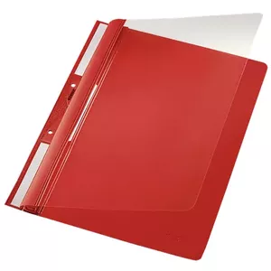 Report Cover Leitz 41900025 PVC Red Transparent