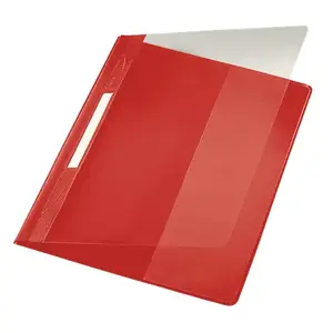 Report Cover Leitz 41940025 PVC Red Transparent