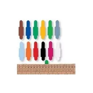 Signal Pins Elba 80519 100 pcs White – plastic marking pins for D/L/A/CH folders and documents