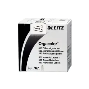 Self-adhesive label Leitz Orgacolor Rounded rectangle