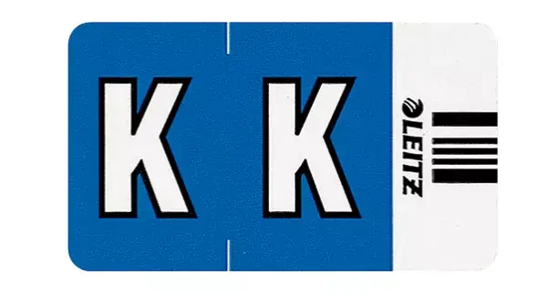 Self-adhesive label Leitz Orgacolor Rounded rectangle Blue Photo 2