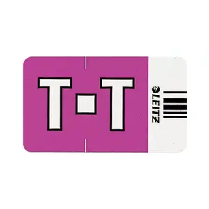 Self-adhesive label Leitz Orgacolor Rounded rectangle Violet