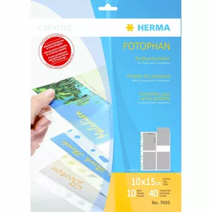 Pockets for postcards HERMA 7695