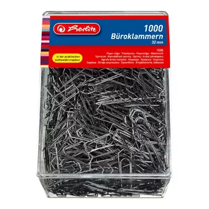 Скрепка Herlitz 8859100 из оцинкованного металла