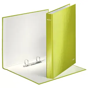 Ring binder LEITZ model 4241 A4, polypropylene, green, 40 mm spine