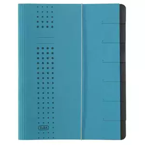 Divider Book Elba 400002020 Blue Carton A4