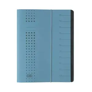 Divider Book Elba 400001035 Blue Carton A4