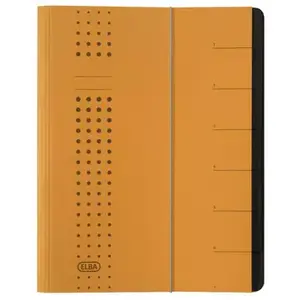 Divider Book Elba 400002022 Yellow Carton A4