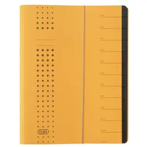 Divider Book Elba 400001991 Yellow Carton A4