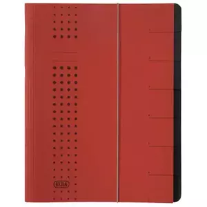 Divider Book Elba 400002024 Red Carton A4