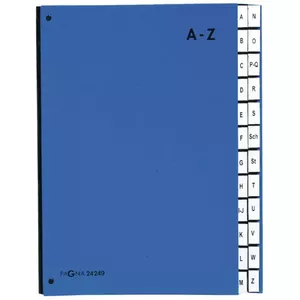 Divider Book Pagna 24249-02 Blue Cardboard A4
