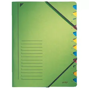 Index Cardboard Green Leitz 39120055