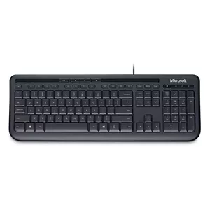 Microsoft Wired Keyboard 600 tastatūra USB QWERTY Amerikāņu angļu valoda Melns