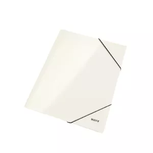 Folder Leitz WOW Polypropylene (PP) Metallic White A4