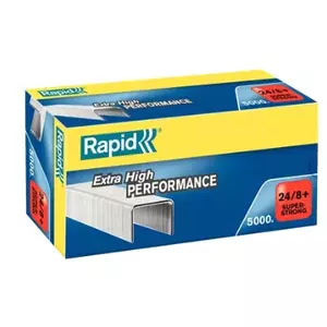 Скобы Rapid SuperStrong 24/8+ 24/8 длина 8,5 мм упаковка 5000 шт