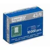 Скобы Rapid 43/6, упаковка 10 000 шт — скобы размер 43/6