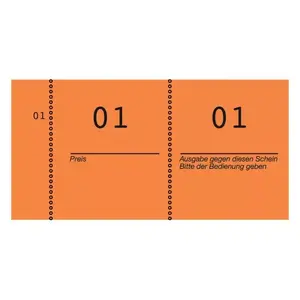 Biļete Avery 869-10-1 100 gab. Oranžs