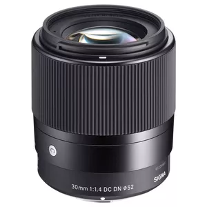 Sigma 30mm f/1.4 DC DN SLR Стандартный объектив Черный