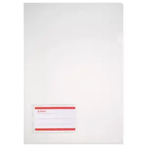 Folder Herlitz 10913804 Polypropylene (PP) Transparent A4