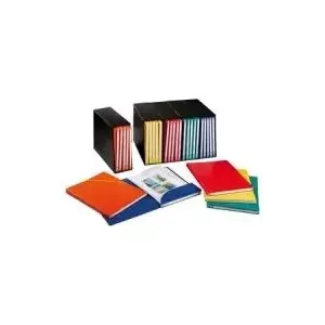 Folder with corner fastener Elba Alpina DIN A4 — assorted colors (blue, yellow, brown)