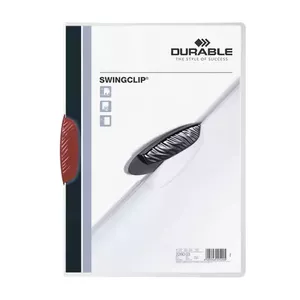 Durable Swingclip report cover Polypropylene (PP) Red