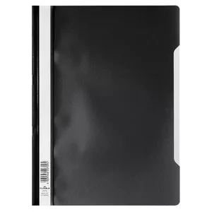 Report Cover Durable 2573-01 Polypropylene Black Transparent