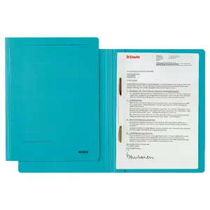 Folder Cardboard Plastic Blue A4 Leitz 30030035