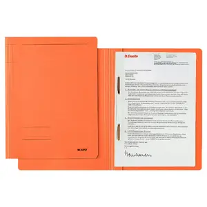 Папка картонная Leitz 30030045 оранжевая A4