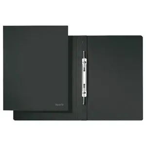 Spiral folder Leitz A4 black ring binder