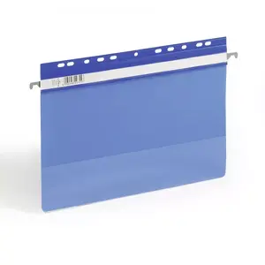 Hanging Folder Durable 2561-06 A4 Plastic Blue Transparent