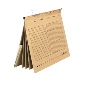 Herlitz hanging folder A4 10843860 — carton brown, A4 format, Blue Angel