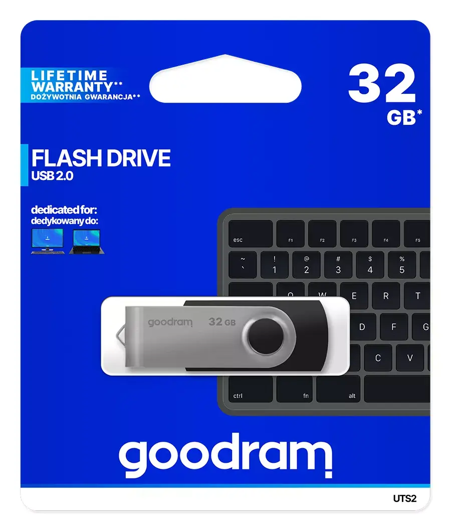 GOODRAM UTS2 32 ГБ USB 2.0 Type-A флеш-накопитель Photo 5