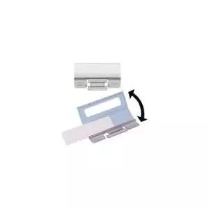 Elba Sichtreiter 85508 4-line writable PP index tabs for market – transparent, writable, pack format