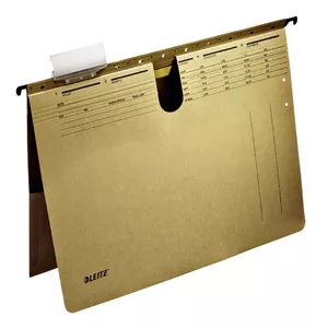 Hanging Folder Leitz ALPHA A4 Cardboard Brown