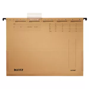 Hanging Folder Leitz ALPHA A4 Cardboard Metal Brown