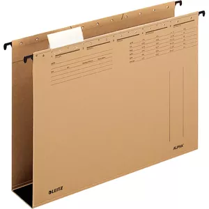 Hanging Folder Leitz ALPHA A4 Cardboard Brown