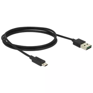 USB Cable DeLOCK 83844 USB 2.0 1m USB A Micro-USB B Black