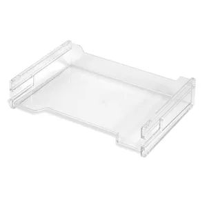 Herlitz 1610393 A4 File Storage Box, Transparent Plastic