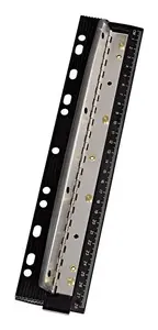 Дырокол WEDO 67 9401 — 4-отв., металлический, черный, производительность пробивки 3 мм, ширина 66 мм