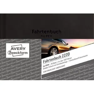 Accounting form/book AVERY 222D A6 48 pages