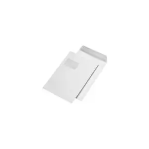 Mailing bag MAILmedia C4 self-adhesive with window, brown