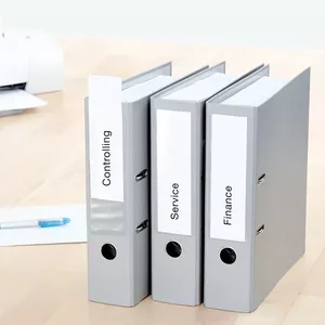 Этикетки для вставок в корешок HERMA 5032 A4 190x54 мм белый картон перфорированные неадгезивные